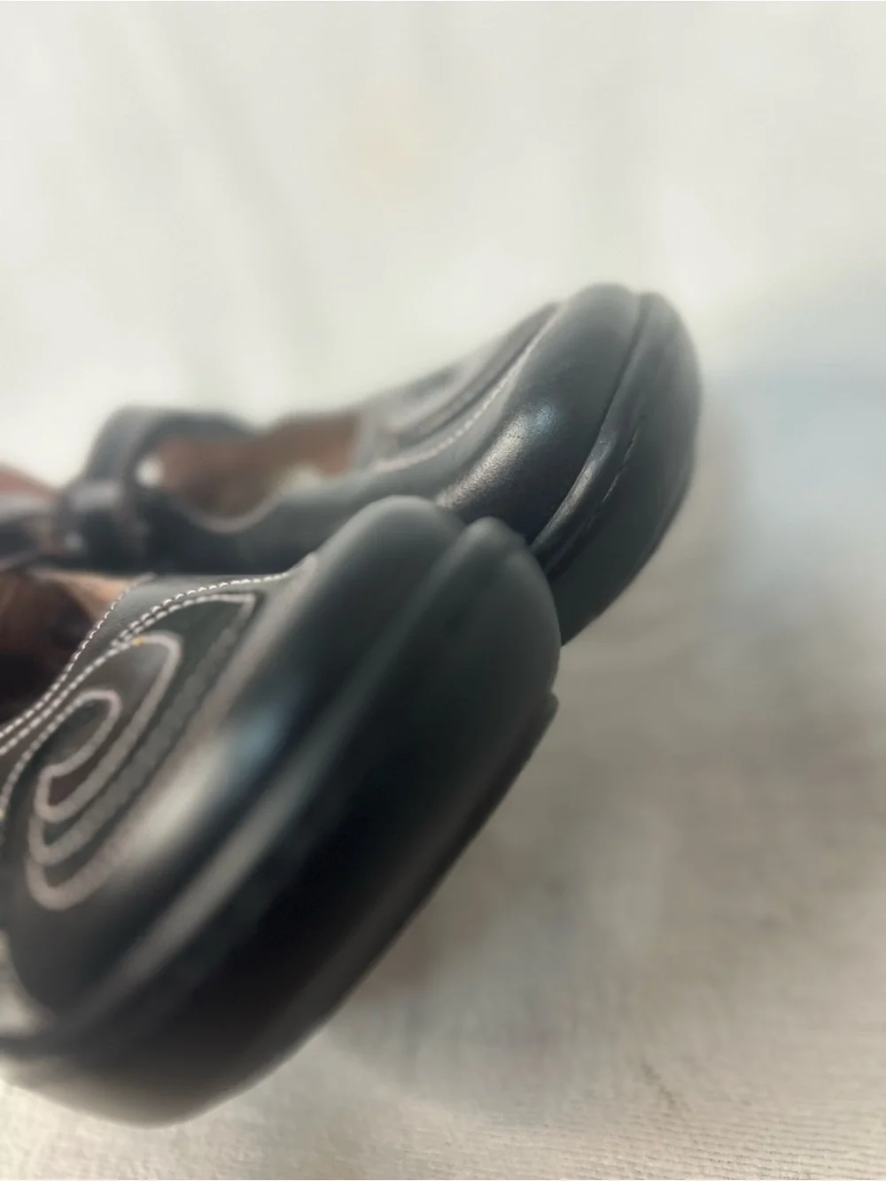 Naot Black Leather Mary Jane Comfort Shoes